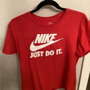 Nike Red Graphic Tee